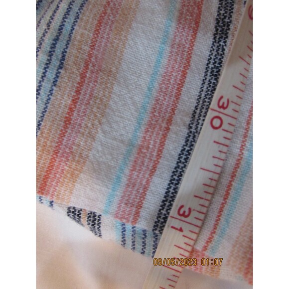 ZAC & RACHEL WOMEN'S CAPRI PANTS SIZE M LINEN BLEND PAPER BAG WAIST TIE - Picture 6 of 9